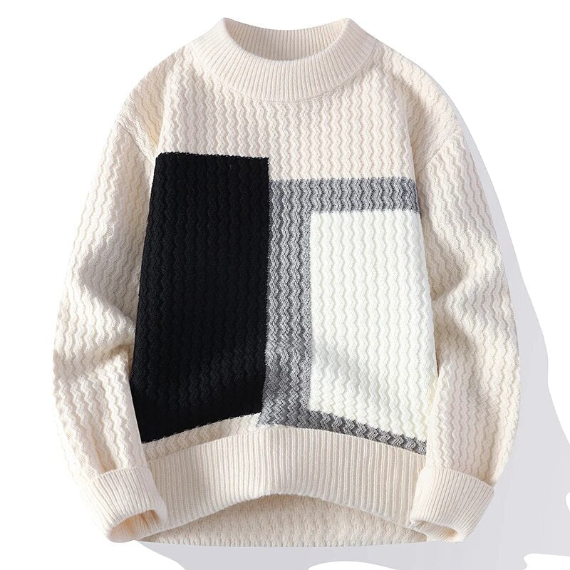 Cotton O-Neck Men's Sweater