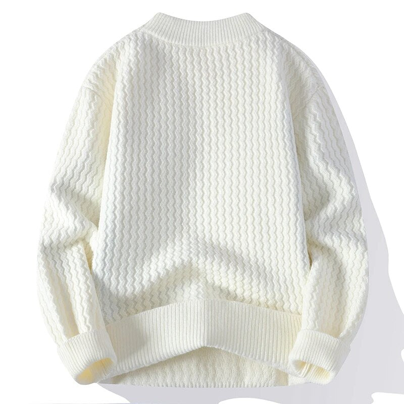 Cotton O-Neck Men's Sweater