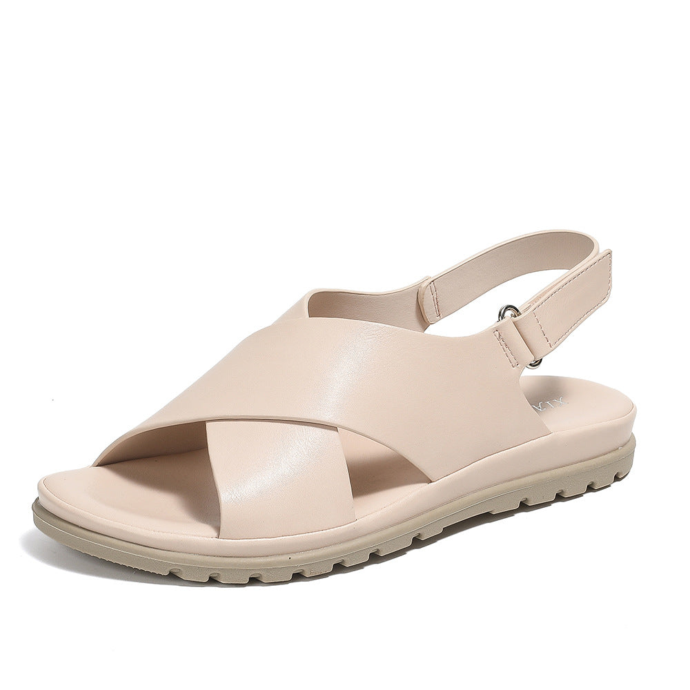 Cross-Strap Comfort Sandals