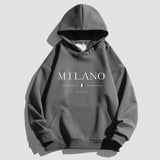 Vintage Hooded Sweatshirt - Milan